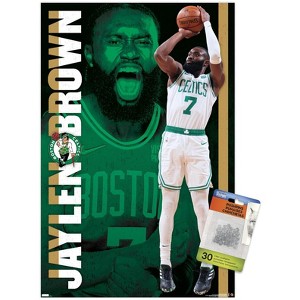 Trends International NBA Boston Celtics - Jaylen Brown 21 Unframed Wall Poster Prints - 1 of 4