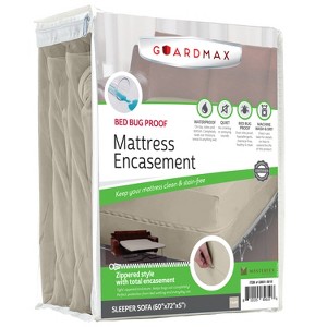 Guardmax Waterproof Mattress Protector Encasement with Zipper - 1 of 4