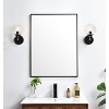 Elegant Lighting Foster 1 light Black and Clear Bath Sconce - 3 of 4