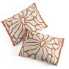 Deny Designs DorisciciArt Mid Century Modern Floral D Comforter Set Rust - image 4 of 4