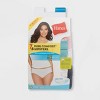 Hanes Women's 6+1 Bonus Pack Pure Comfort Organic Cotton Hipster Underwear - Colors May Vary - 2 of 4