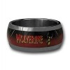 Adult Wolverine Red and Black Logo Ring - 4 of 4