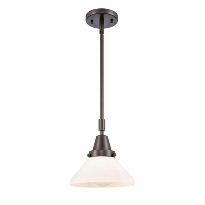 Caden - 1 Light Stem Hung Mini Pendant In Industrial Style-9.13 Inches Tall and 8 Inches Wide