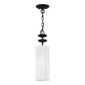 Livex Lighting Brookdale 1 - Light Pendant in  Black - 1 of 1