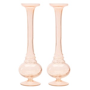 Melrose Blush Glass Stem Vase (Set of 2) - 1 of 2