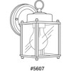 Progress Lighting, Flat Coach Lantern, 1-Light Wall Light, Black Porcelain, Clear Glass Shade - 2 of 2