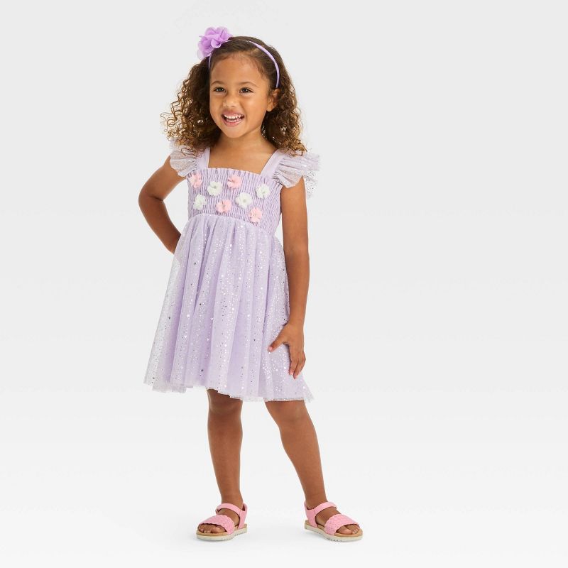 Toddler Girls' Audrey Camille Tutu Dress - Lavender, 1 of 4