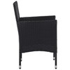 VidaXLPatio Dining Chairs 2pcs Poly Rattan Black - 4 of 4