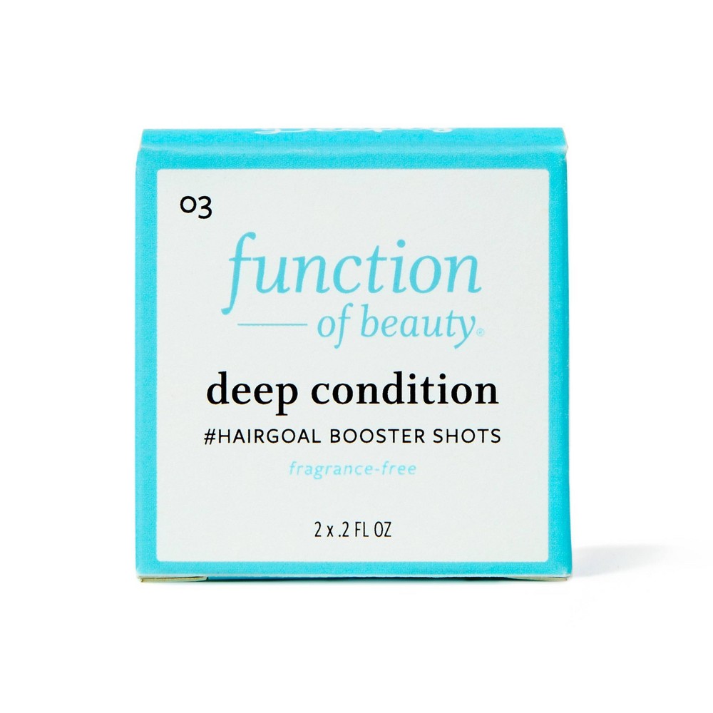 6 pack of case Function of Beauty Deep Condition #HairGoal Booster Shots with Apple Extract - 2pk/0.2 fl oz