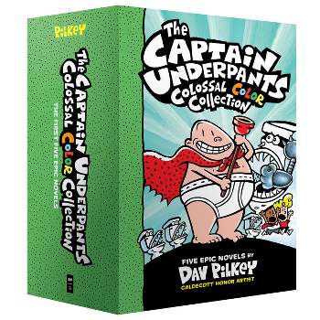 The Captain Underpants Colossal Color Collection (Captain Underpants #1-5 Boxed Set) - by  Dav Pilkey (Mixed Media Product)