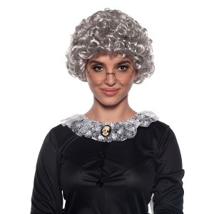 Underwraps Costumes Old Lady Curls Adult Costume Wig - 1 of 3