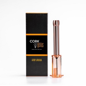 Cork Genius Air-Pump Wine Opener Wine Bottle Opener with Air Lift Technology for Bottle Opening Stainless-Steel Design - Non-Electric Wine Opener - 1 of 4