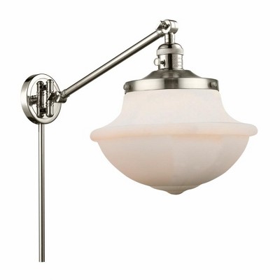 Oxford - 1 Light Swing Arm Wall Sconce In Traditional Style-13 Inches Tall and 11.75 Inches Wide