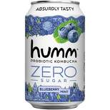Humm Zero Blueberry Mint Kombucha - 12 fl oz