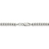 Black Bow Jewelry 4mm, Sterling Silver, Beaded Box Chain Necklace - 4 of 4