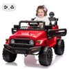 12V Kids Ride on Truck Car, Electric Ride on Toy with Parent Remote Control, Battery Powered Kids Car with Music, LED Lights, Suspension System - 2 of 4