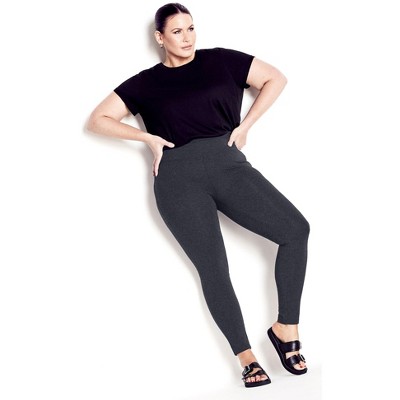 Avenue Women's Plus Size Petite High Rise Legging