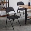 Karl Home | Plastic / Resin Padded Office Folding Chairs Folding Chair Set (Set of 4) - 4 of 4