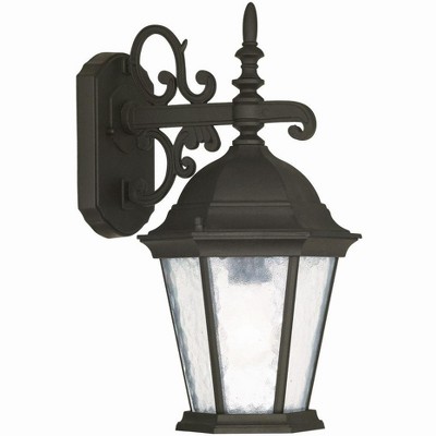 Livex Lighting Hamilton 1 - Light Wall Light in  Textured Black