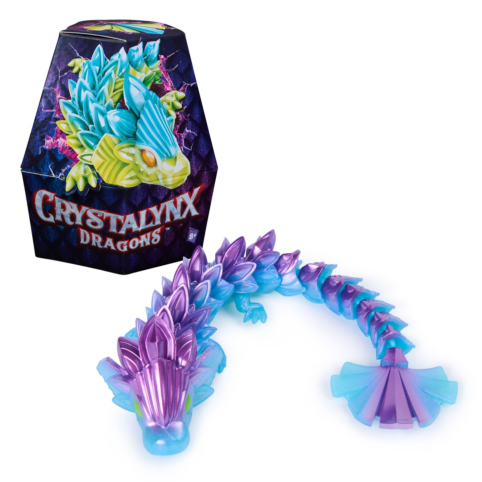 CrystaLynx Dragons CrystaLynx 9" Dragon Assortment Animal Figures