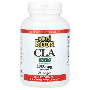 Natural Factors, CLA Tonalin 1000 mg, Supports Healthy Muscle Mass and Weight Management, 90 softgels (45 servings) - 1 of 2