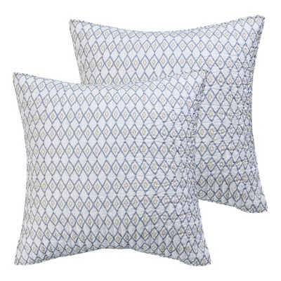 Tamsin Grey Euro Sham Set - Set Of Two - Levtex Home : Target