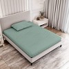 Natemia Fitted Bed Sheet Full Lily Pad - 2 of 4