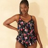 Women's Tiered Ruffle Tankini Top - Shade & Shore™ - 4 of 4