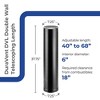 DuraVent DVL 6DVL-68TA 6 Inch Double Wall Steel Telescoping Chimney Wood Burning Stove Pipe Connector to Vent Smoke or Exhaust, Black - 2 of 4