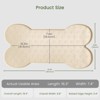 Aoibox Anti-Slip Silicone Pet Bowl Mat with Raised Edge, Waterproof Cat Dog Feeder Pad for Small Medium-Sized Pets, Easy Clean Feeding Tray - 2 of 4