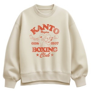 Women's - Pokémon - Kanto Boxing Club Oversized Fleece Crew