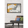 Trends International 24X36 Star Wars: The Last Jedi - Millennium Falcon Framed Wall Poster Prints - 2 of 4