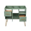 Akoasm 36 Inch Wood Bathroom Storage Vanity Cabinet With Drawers & Adjustabl Shelfes(NO SINK BASIN)-Green - 4 of 4