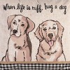 C&F Home 18" x 18" Home Is Where The Dog Is Applique & Embroidered Throw Pillow - 3 of 4