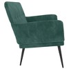 vidaXL Bench Dark Green 42.5 in.x31.1 in.x31.1 in. Velvet - 4 of 4