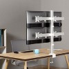 Clamp-On Heavy Duty 4 Monitor Mount - Silver - 2 of 4