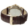 Peugeot Men's 40mm Vintage White Dial Sun Moon Brown Leather Strap Watch - 2 of 4