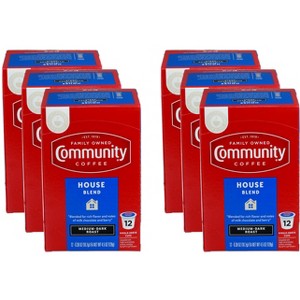 Community Coffee House Blend - Case of 6 - 12 pc - 1 of 2