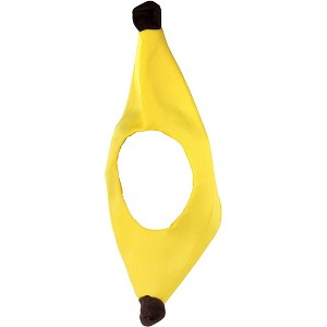 Blue Panda Banana Plush Party Hat - Funny Head Cover Halloween Dress-Up Accessory, 21.7 x 9.7 in - 1 of 4
