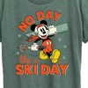 Women's - Disney - No Day Like A Ski Day Short Sleeve Graphic T-Shirt - 2 of 4