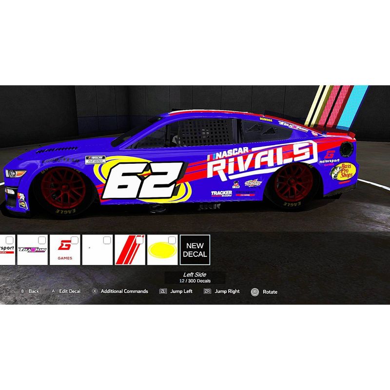 NASCAR: Rivals - Nintendo Switch: 2022 Season Official Teams, Multiplayer Racing, Career Mode, Joy-Con Wheel Compatible, 6 of 9
