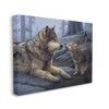 Stupell Industries Wolf & Cub Woodland Forest Gallery Wrapped Canvas Wall Art - 3 of 3