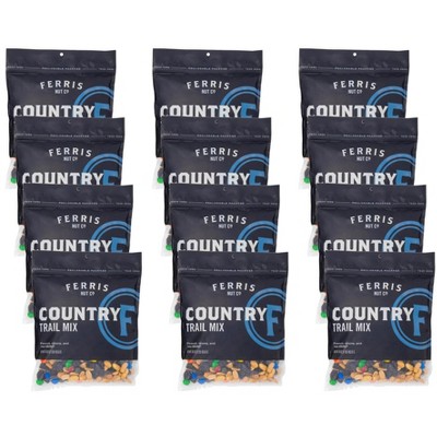 Ferris Coffee and Nut Co. Country Trail Mix - Case of 12/16 oz