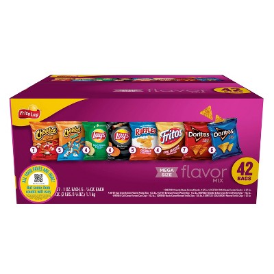Frito Lay Flavor Mix 42ct Target