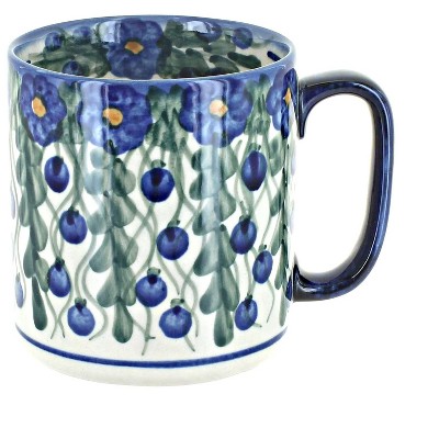 Blue Rose Polish Pottery Pandora Coffee Mug