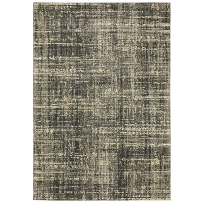 Oriental Weavers Astor 2541M Charcoal/ Beige Indoor Area Rug - 6'7" x 9'6"