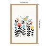 Amanti Art Folk Art Garden (Bird) by Annie Bailey Art Canvas Wall Art Print Framed 16 x 23-in. - 4 of 4