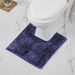 Haven Collection Bathroom Rug 100% Polyester Tufted Bath Mat, Non-Slip TP Rubber Backing, Machine Washable Bath Rug - 1 of 2