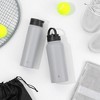 JoyJolt Vacuum Insulated Water Bottle with Flip Lid & Sport Straw Lid - 32 oz Large Hot/Cold Vacuum Insulated Stainless Steel Bottle - 2 of 4