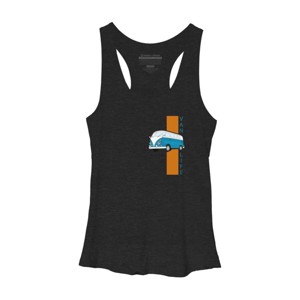 Women's Design By Humans Van life By gegogneto Racerback Tank Top - 1 of 2